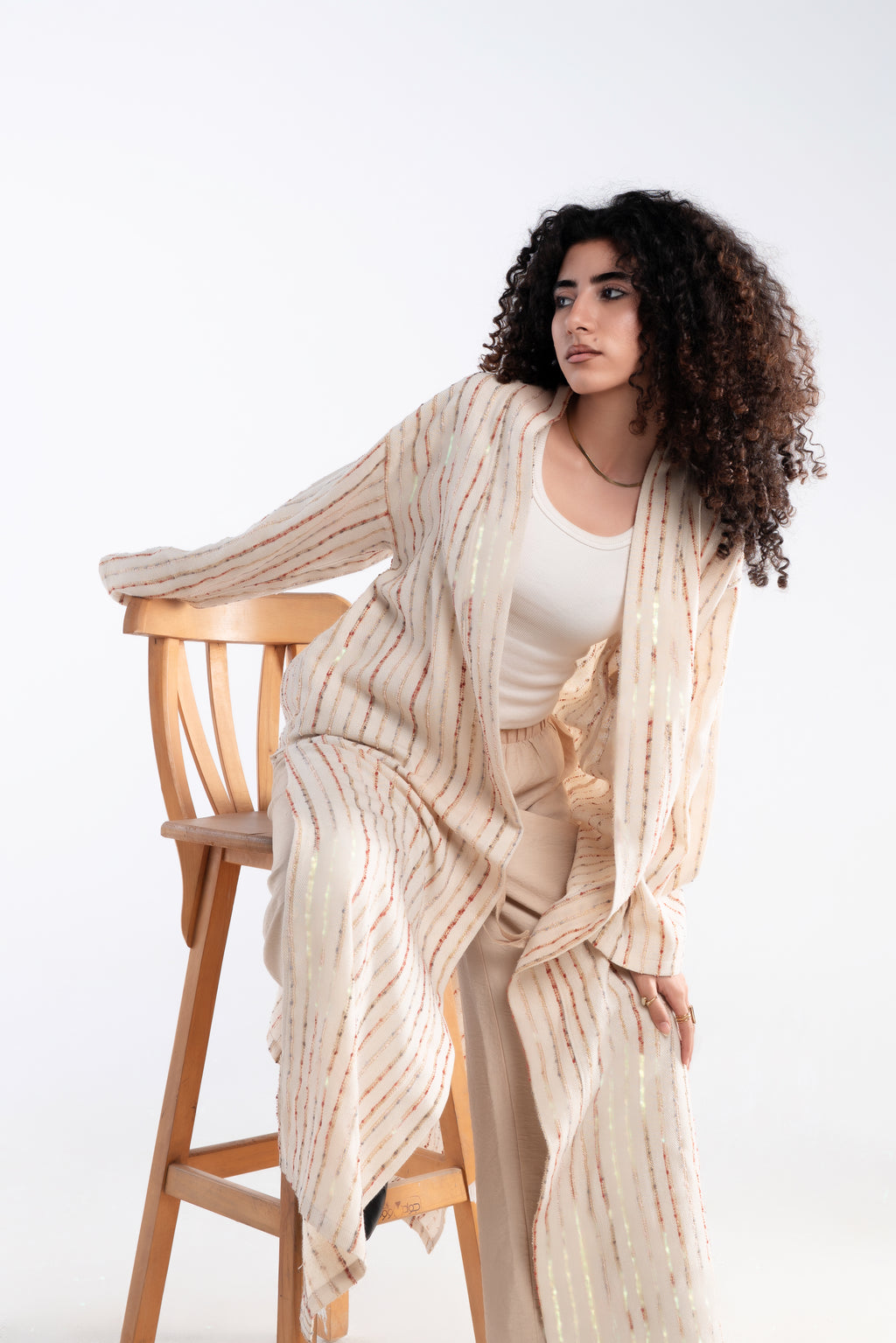 NAJMA STRIPED CARDIGAN –Ramadan Glow ✨